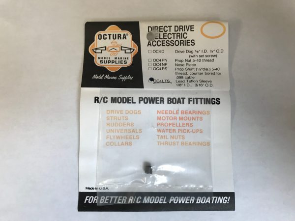 OC4LTS - Teflon Bearing Sleeve 3/16" OD 1/8" ID