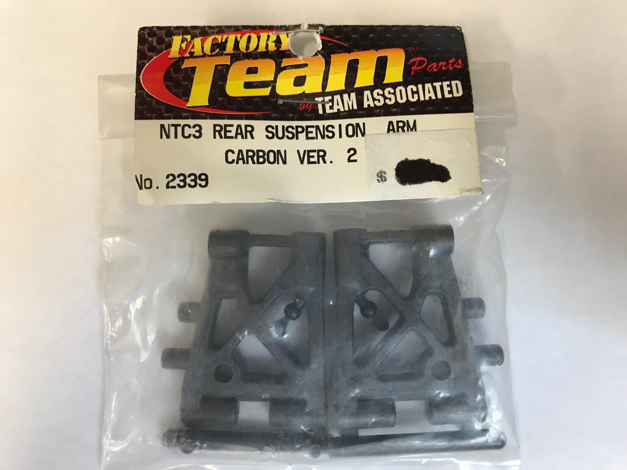 2 Associated 2339 Rear Suspension Arms Ver2 NTC3 ASC2339 