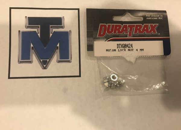 DTXQ0424 - Nylon Lock Nut 4mm (5) - Duratrax