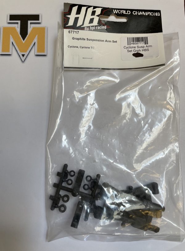 HB67717 - Graphite Suspension Arm Set - Cyclone/Cyclone TC